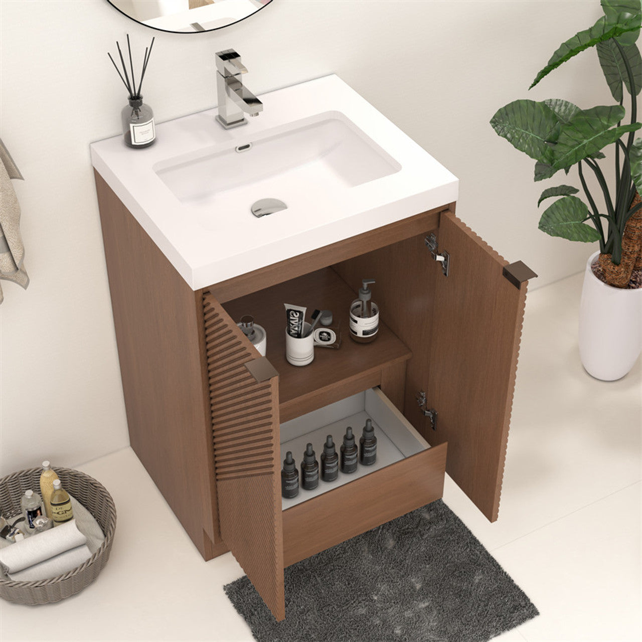 MT 24" Freestanding Modern Bathroom Vanity