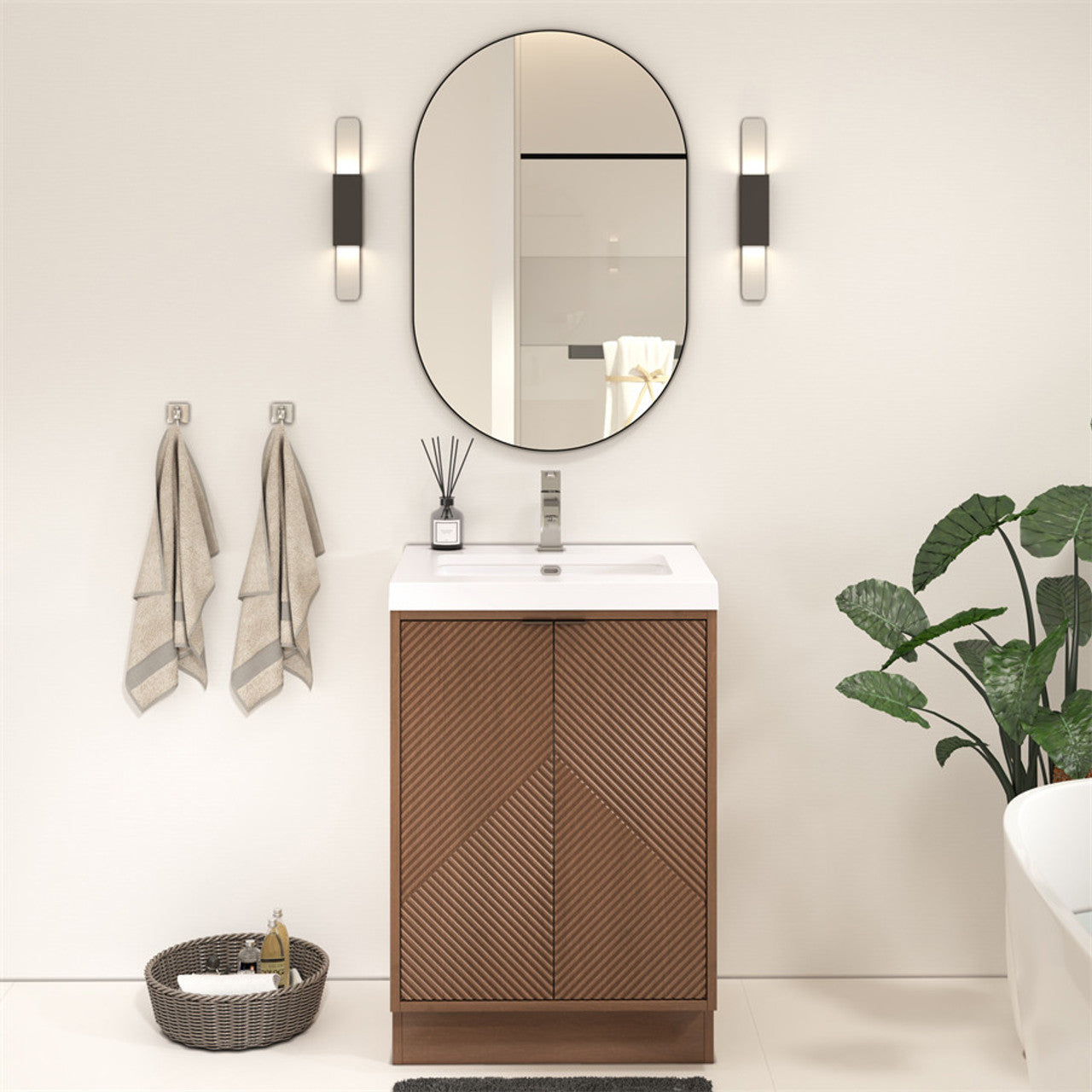 MT 24" Freestanding Modern Bathroom Vanity