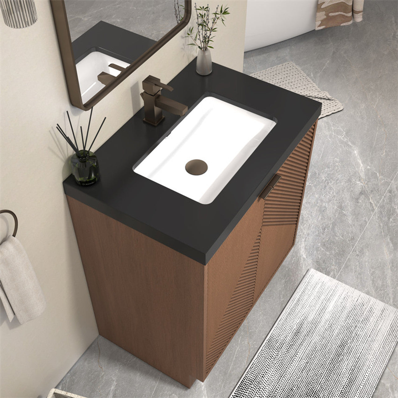 MT 30" Freestanding Modern Bathroom Vanity