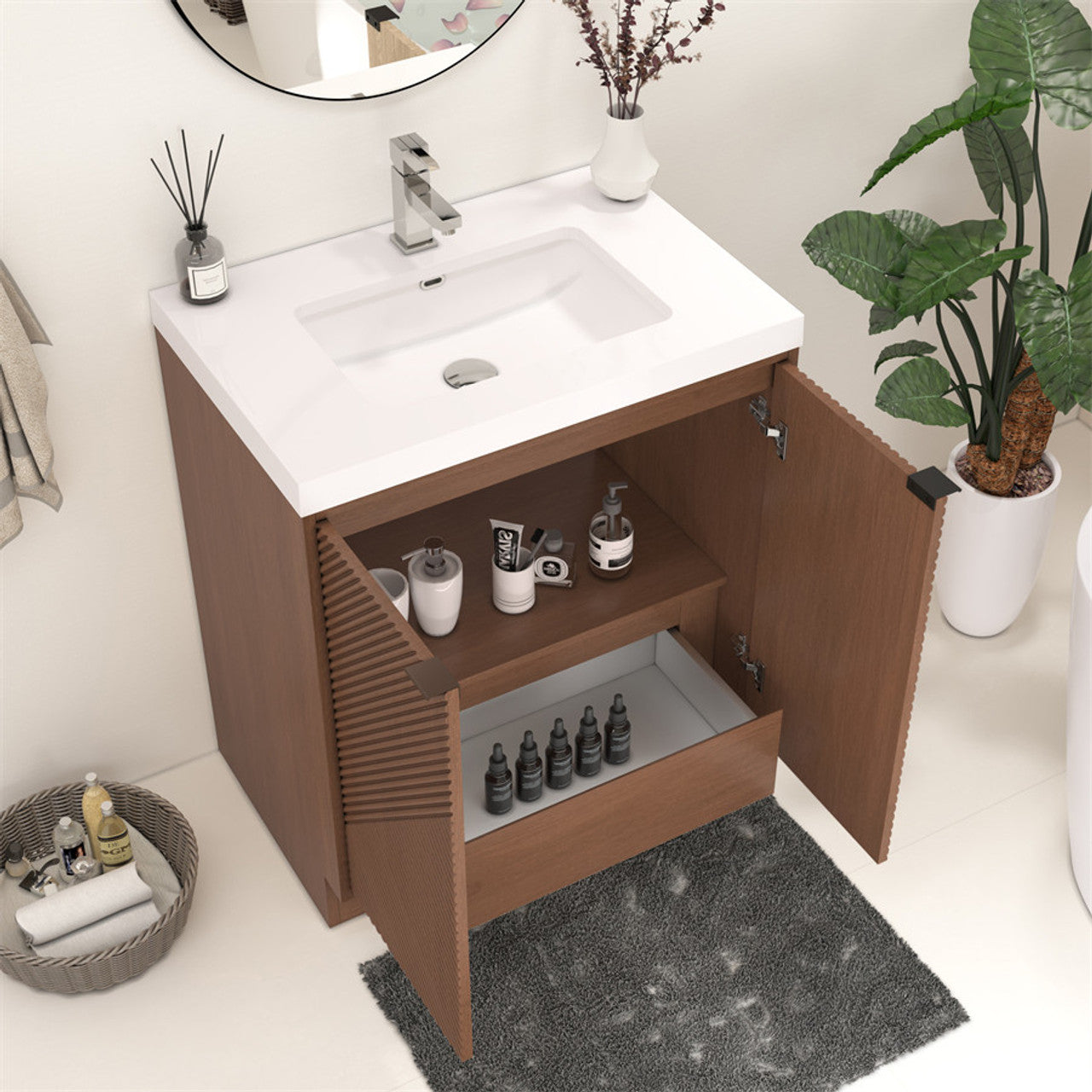 MT 30" Freestanding Modern Bathroom Vanity