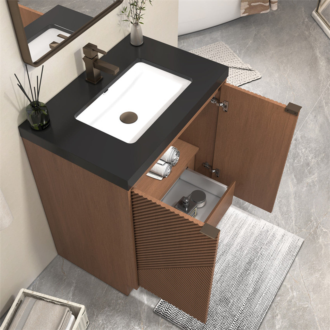 MT 30" Freestanding Modern Bathroom Vanity
