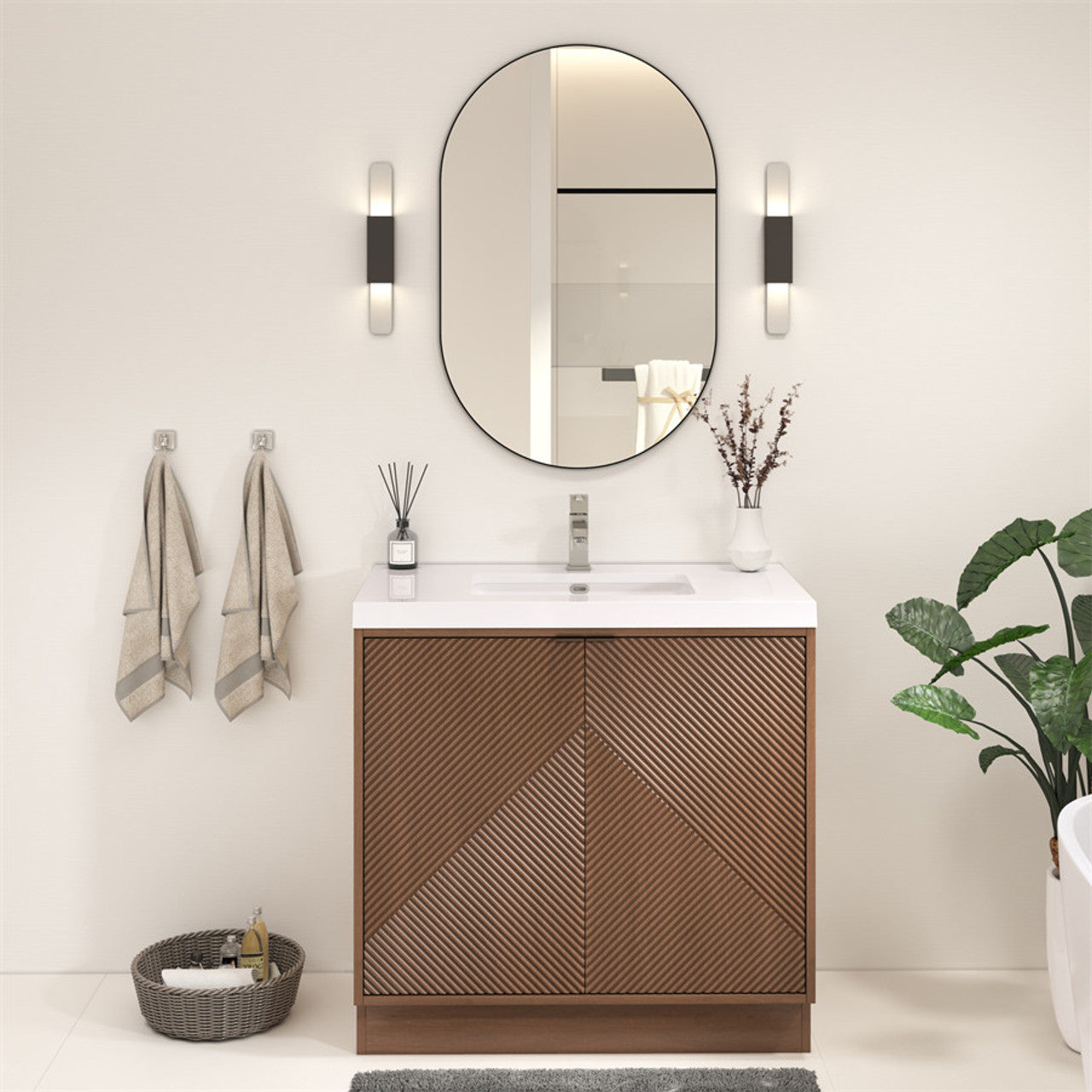 MT 36" Freestanding Modern Bathroom Vanity