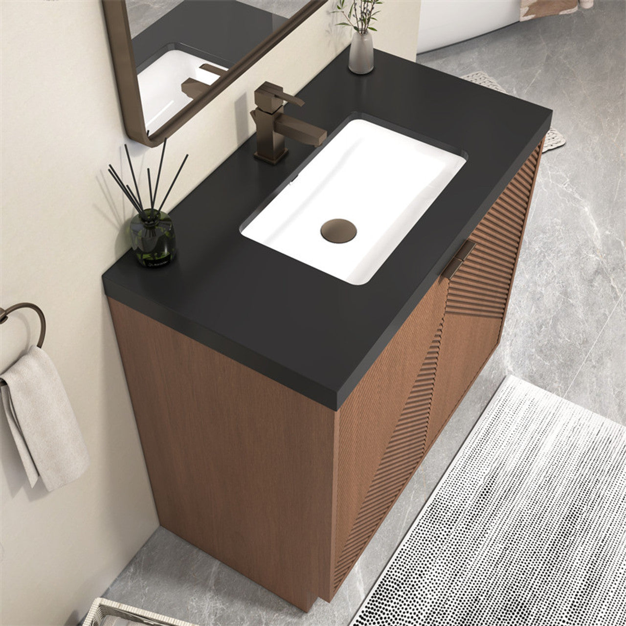 MT 36" Freestanding Modern Bathroom Vanity