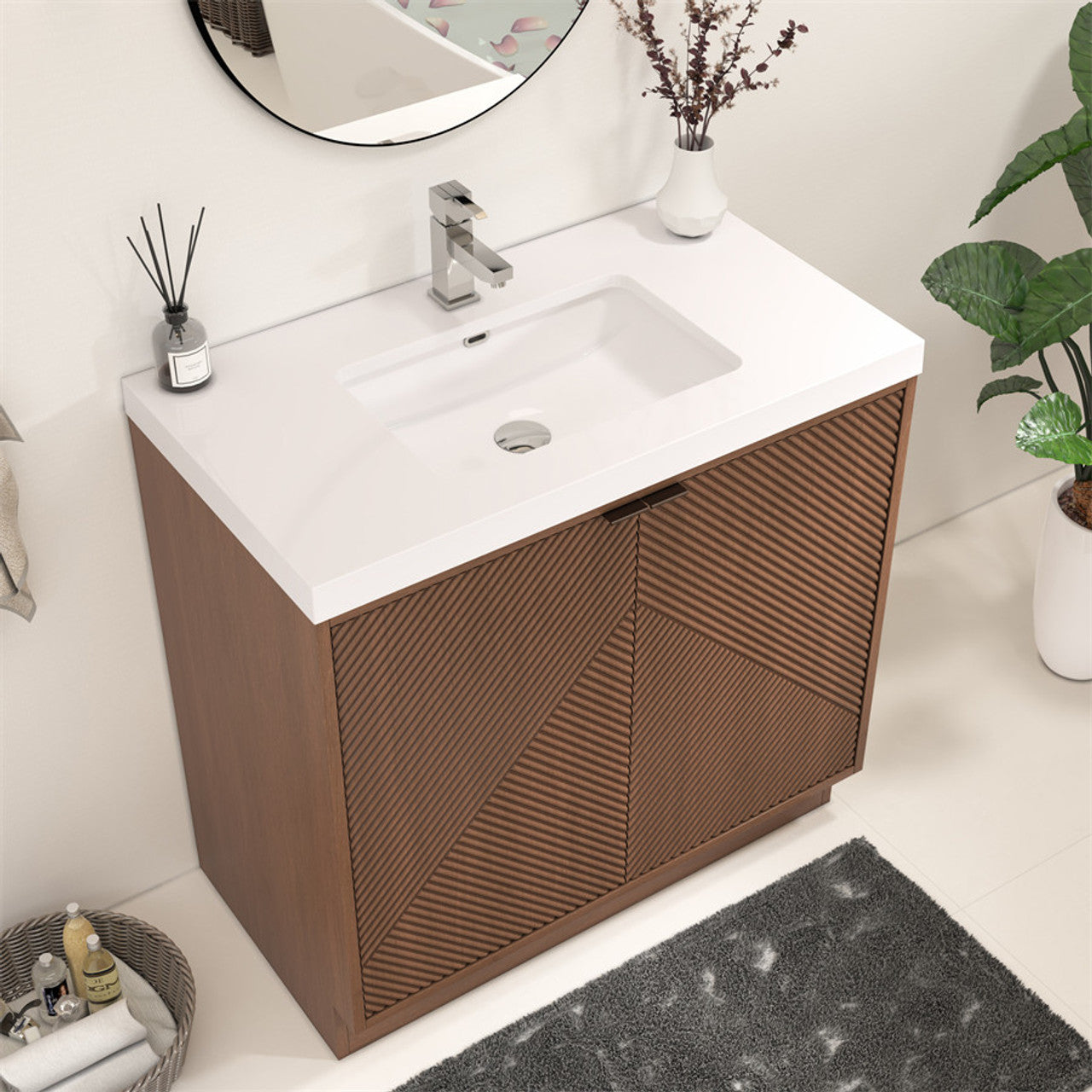 MT 36" Freestanding Modern Bathroom Vanity