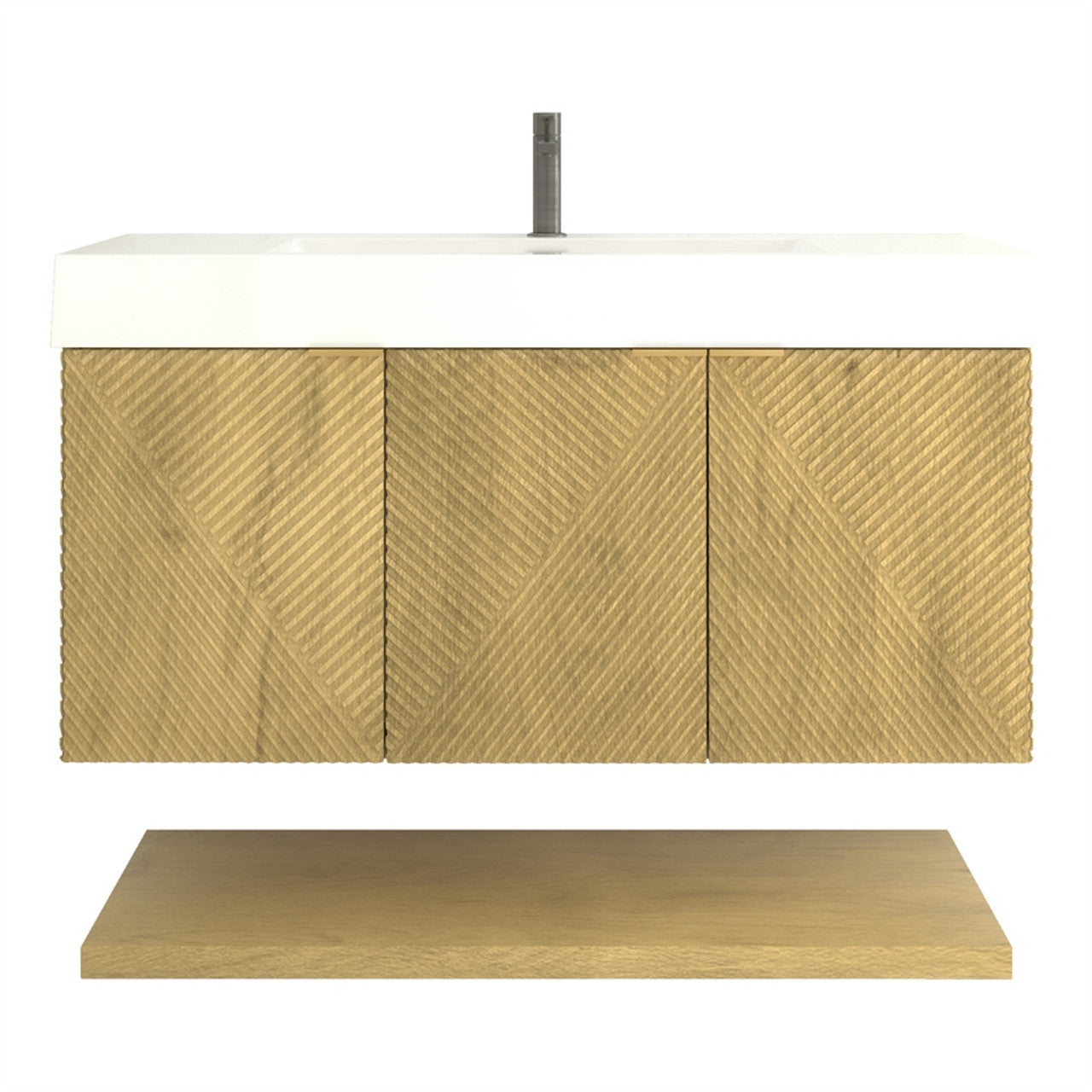 MT 42" Floating Modern Bathroom Vanity (Right Side)