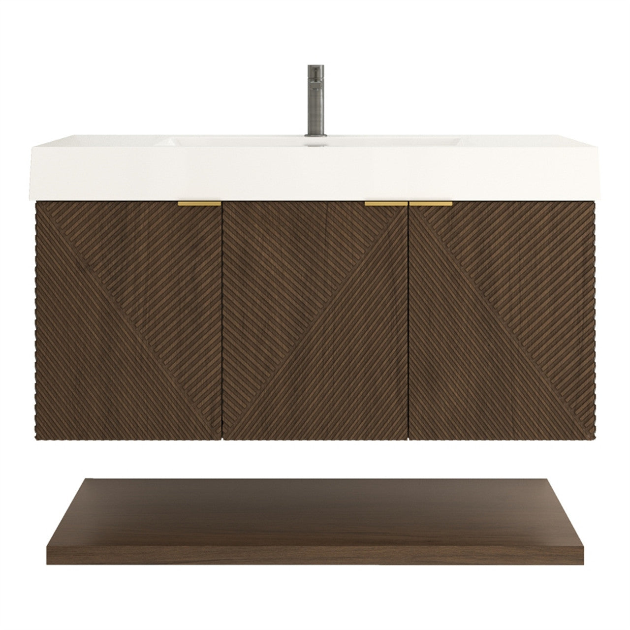 MT 42" Floating Modern Bathroom Vanity (Right Side)