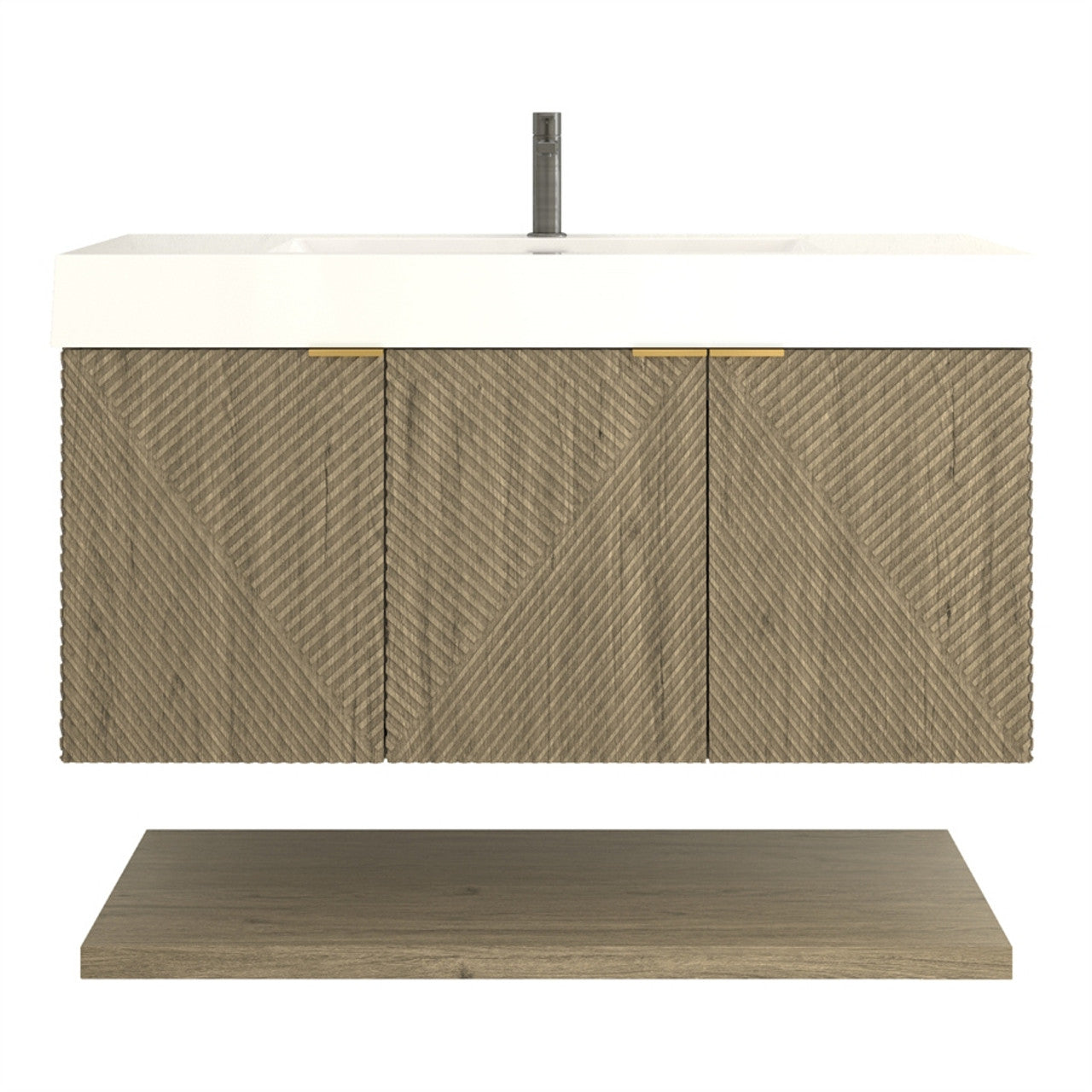 MT 42" Floating Modern Bathroom Vanity (Right Side)