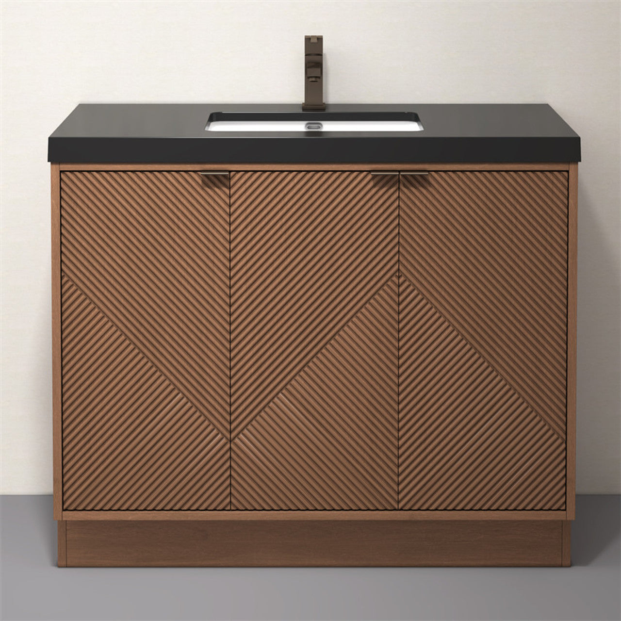 MT 42" Freestanding Modern Bathroom Vanity (Right Side)