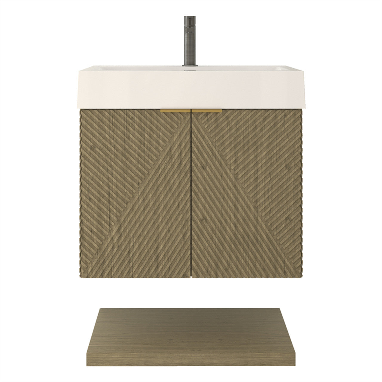 MT 24" Floating Modern Bathroom Vanity