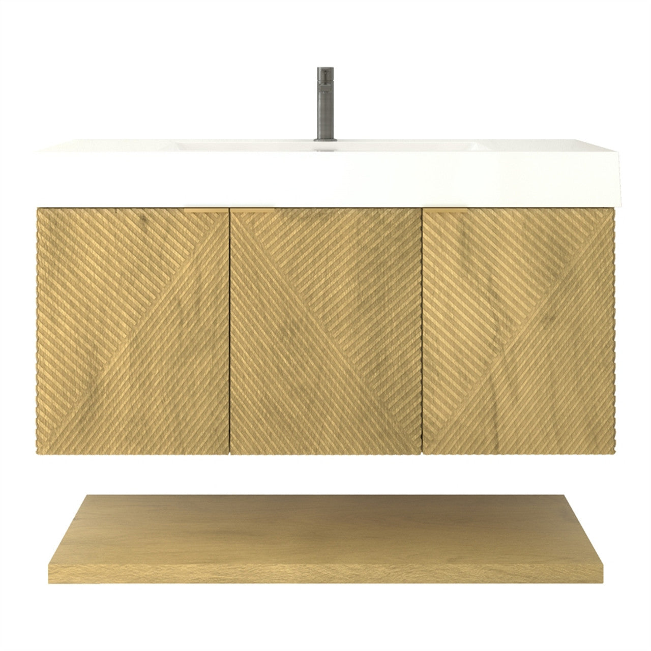 MT 42" Floating Modern Bathroom Vanity (Left Side)