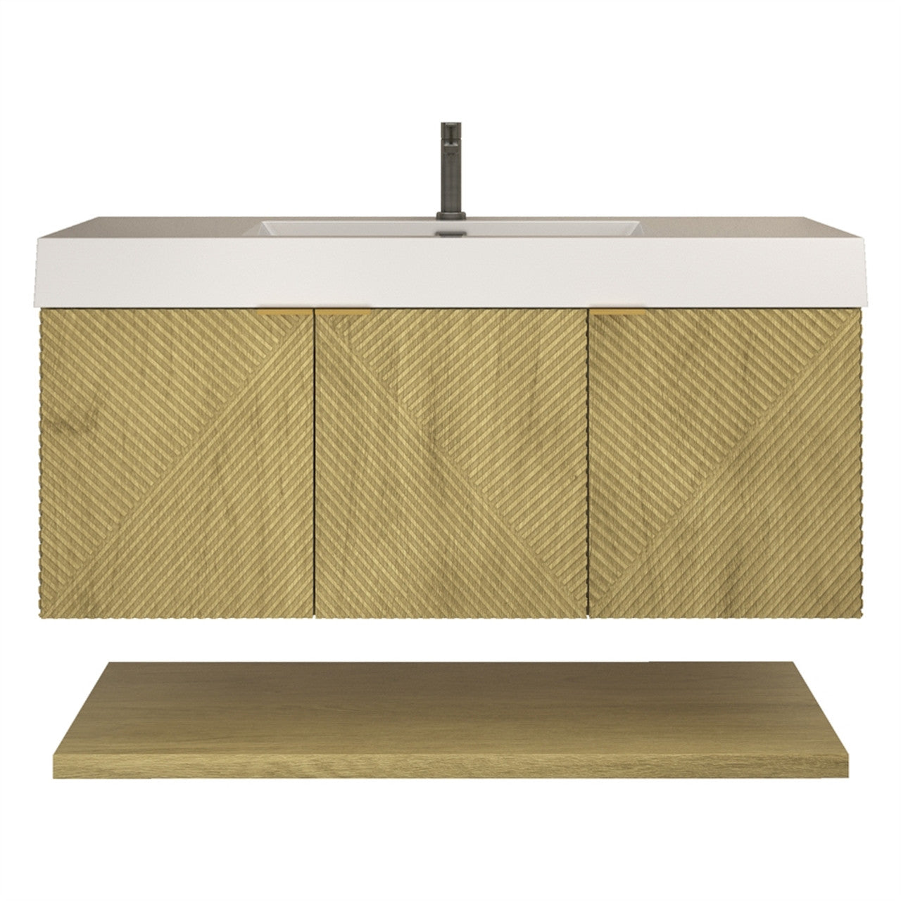 MT 48" Floating Modern Bathroom Vanity