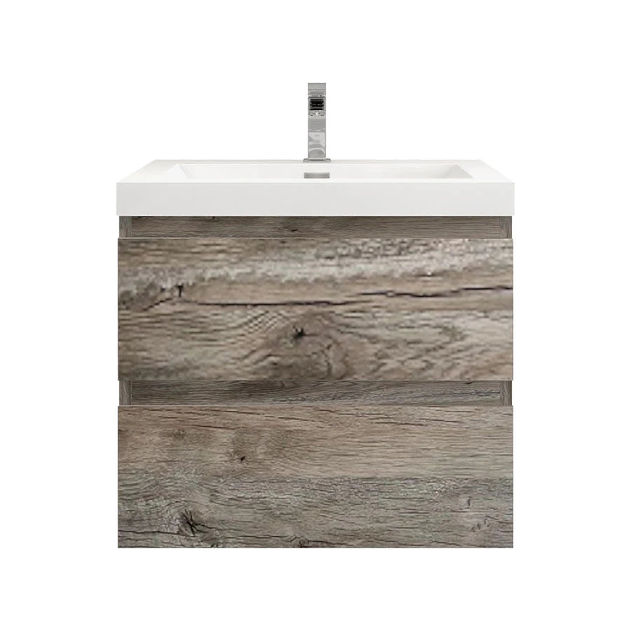 BTO 24" Wall Mounted Modern Bathroom Vanity