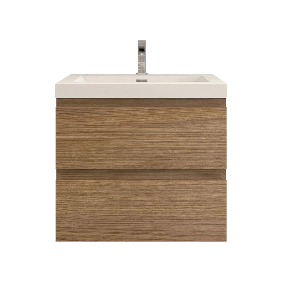BTO 24" Wall Mounted Modern Bathroom Vanity