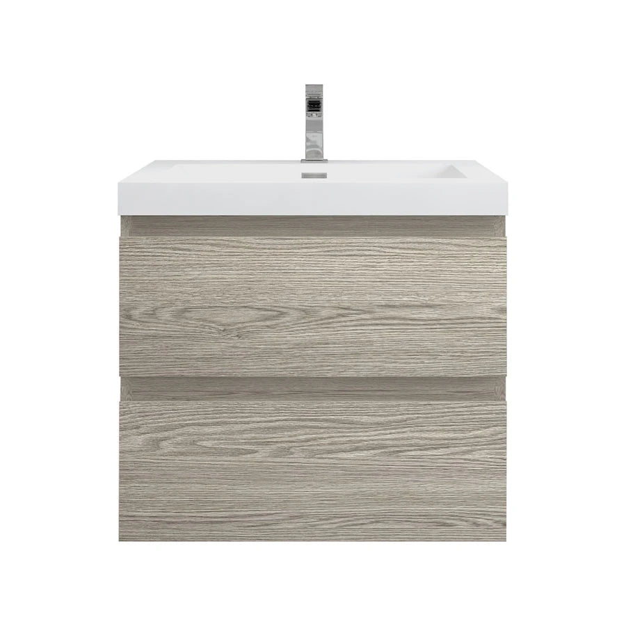 BTO 24" Wall Mounted Modern Bathroom Vanity