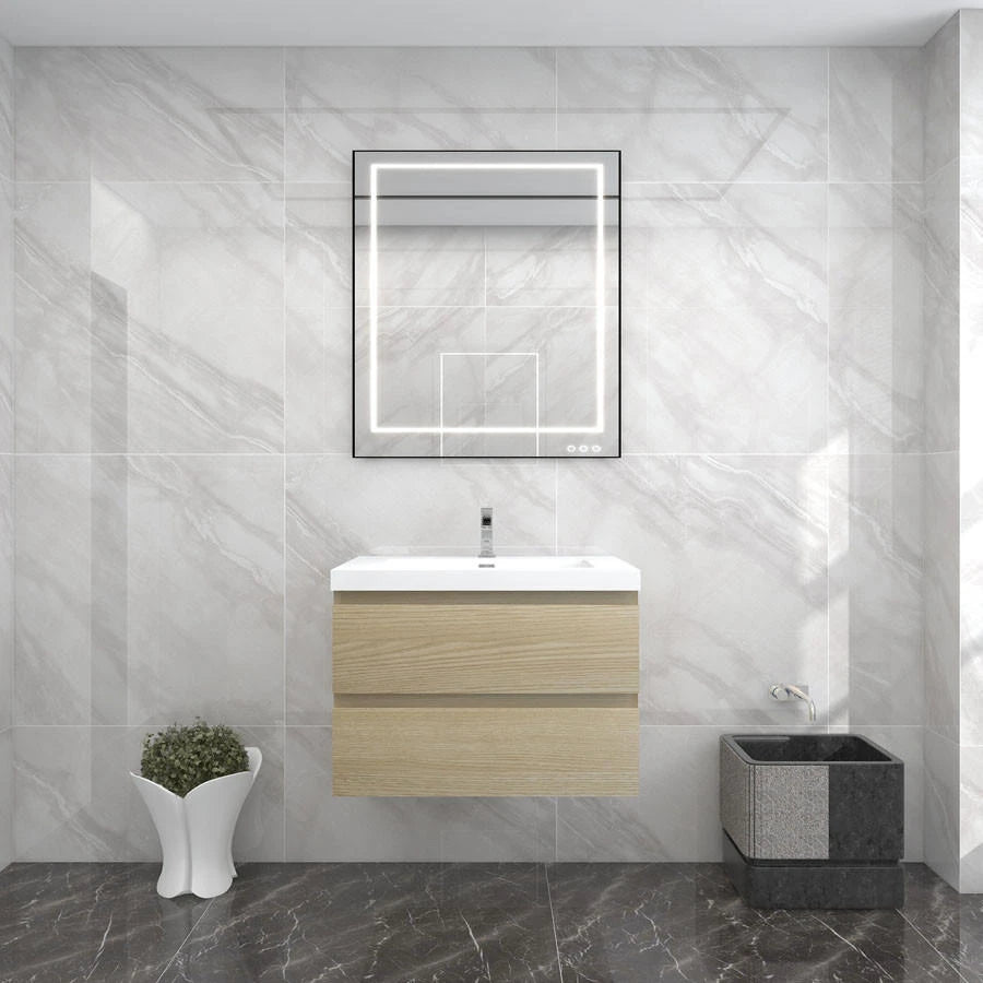 BTO 30" Wall Mounted Modern Bathroom Vanity