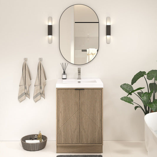 MT 24" Freestanding Modern Bathroom Vanity