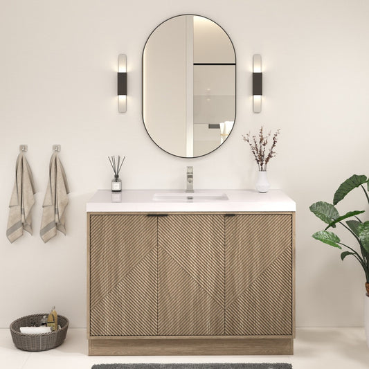 MT 48" Freestanding Modern Bathroom Vanity