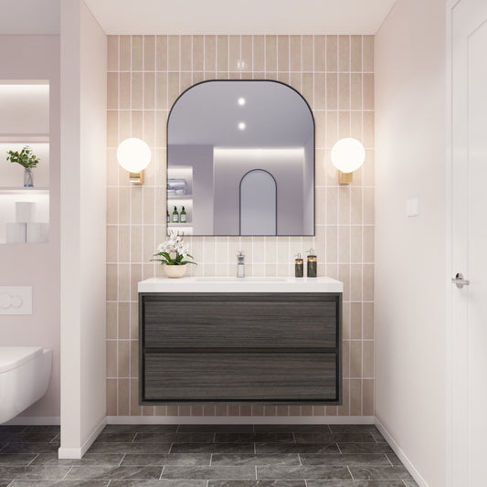 MOM8 42" Wall Mounted Modern Vanity