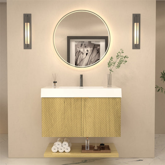 MT 36" Floating Modern Bathroom Vanity